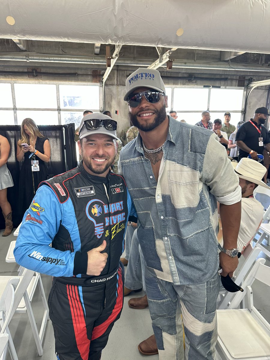 Anyone that follows me pretty well knows I am a die hard Packers fan! But getting to meet <a href="/dak/">Dak Prescott</a> at the Texas race was an awesome experience!