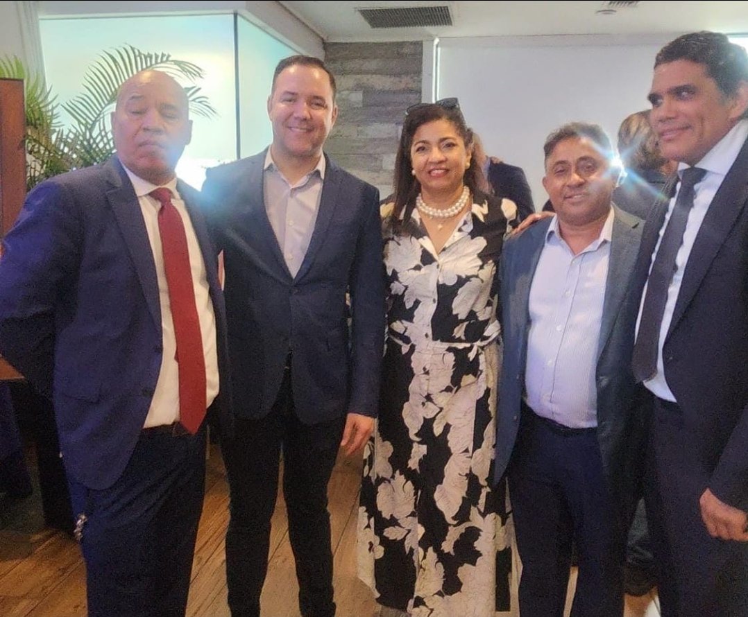 La comisión del CP Jhonny Pujols (Sec. Gral.), Rubén Bichara (Enlaces), Alexis Látigua (Domin en el Exterior) y Mayobanex Escoto (Organización) inician el dialo con la direccion #PLDNY para implementar la Linea Organizativa y Electoral de cara al 2028. <a href="/JohnnyPujols/">Johnny Pujols</a> <a href="/PLDenlinea/">PLD</a>