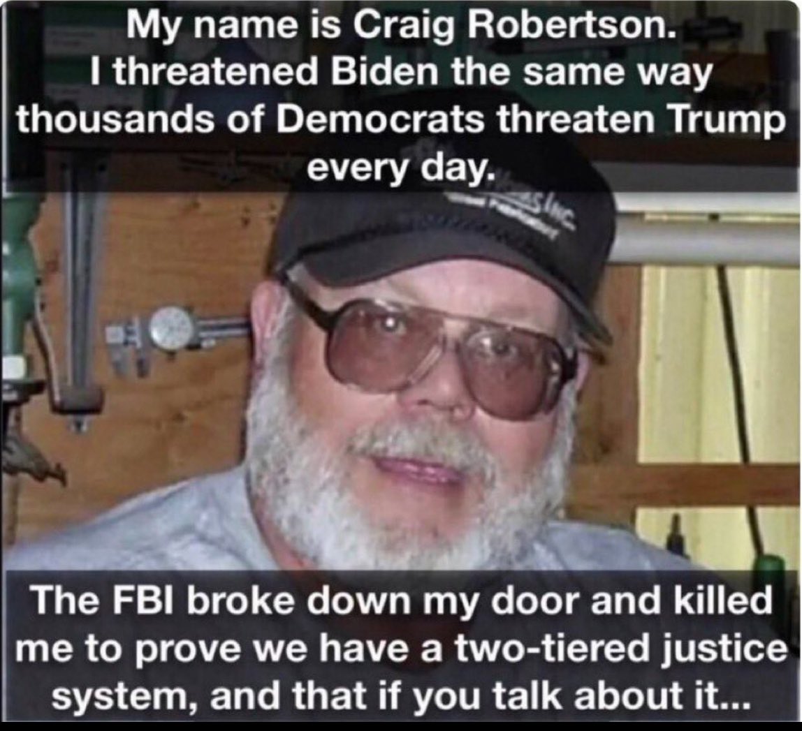 <a href="/FBIDDBongino/">Dan Bongino</a> Oh really, so when did people threatening the life of a sitting <a href="/POTUS/">President Donald J. Trump</a> get to walk around.  We remember what was done to those who threatened Biden.  That is why every single one of us are fed the fvck up with our government.  What a joke it is turning out to be, and it is on us.