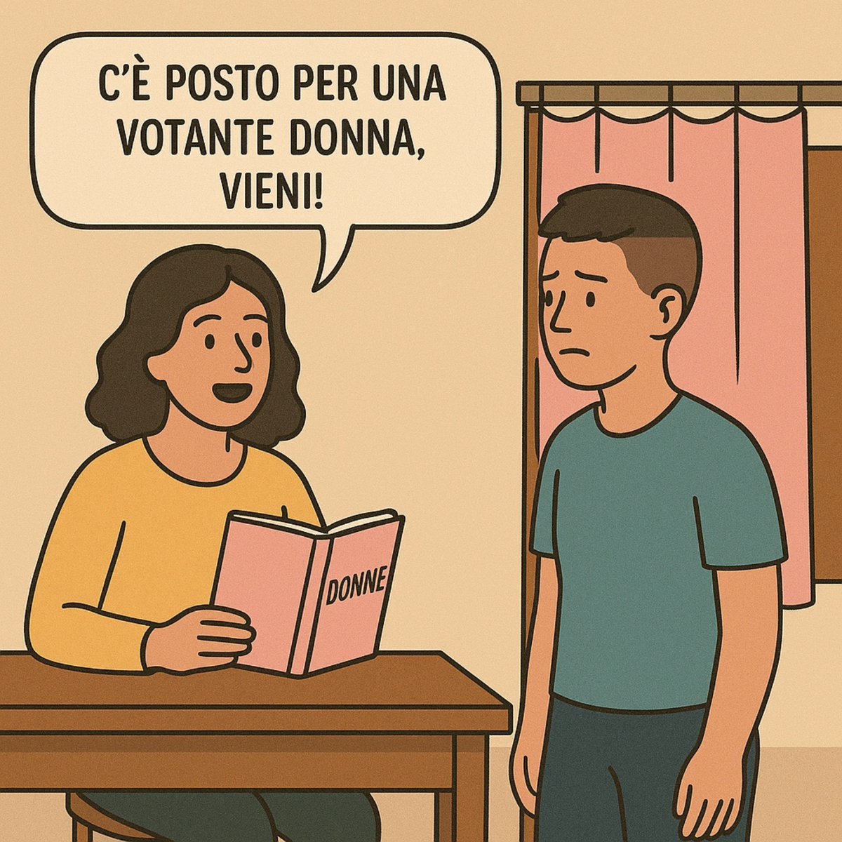 progettogender's tweet photo. #Votazioni e novità: ci saranno ancora le file e i registri binari? https://t.co/hXLq08yHKl