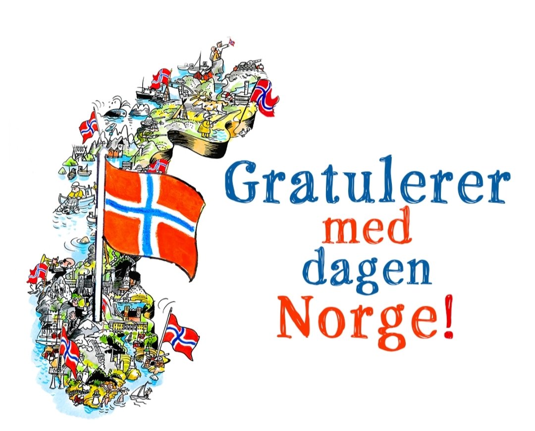Gratulerer med dagen til dere alle sammen 🇸🇯🇸🇯🇸🇯