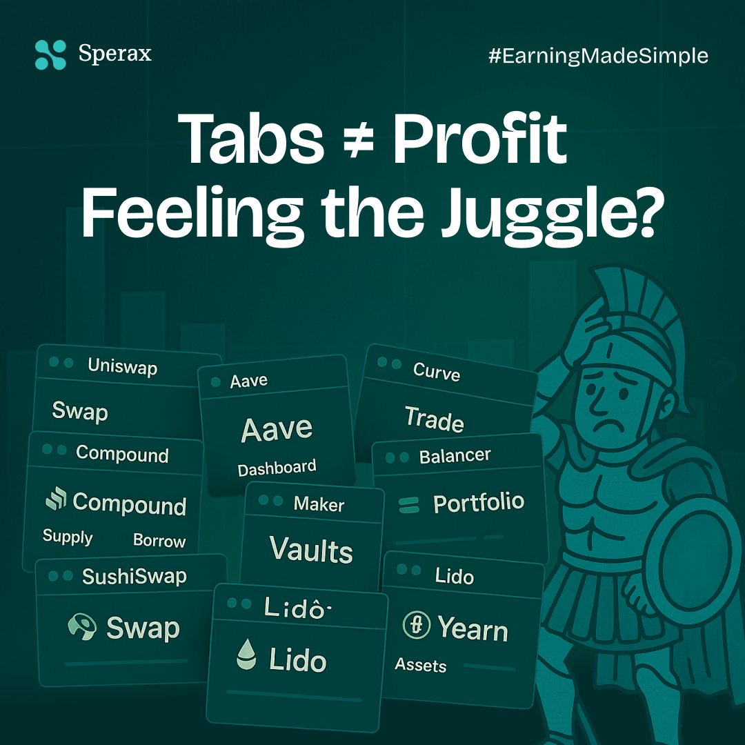 SperaxUSD's tweet photo. Juggling a dozen DeFi dashboards to track returns?
Stay tunedโYield Optimizer puts everything on one screen. $SPA #EarningMadeSimple https://t.co/0PfcuNzU72
