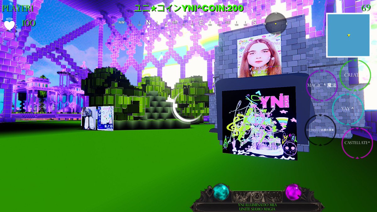 fruityEcology's tweet photo. You know, after all why shouldn’t I add my own FASHION★Stage-Sanctuary in yni^? #gamedev #indiegame #unity #YNI #ユニゲーム https://t.co/4VeLg3ueJS