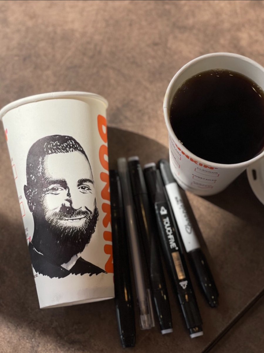 اجمل رسمة رسمتها لـ بنزيما على كوب ❤️‍🔥