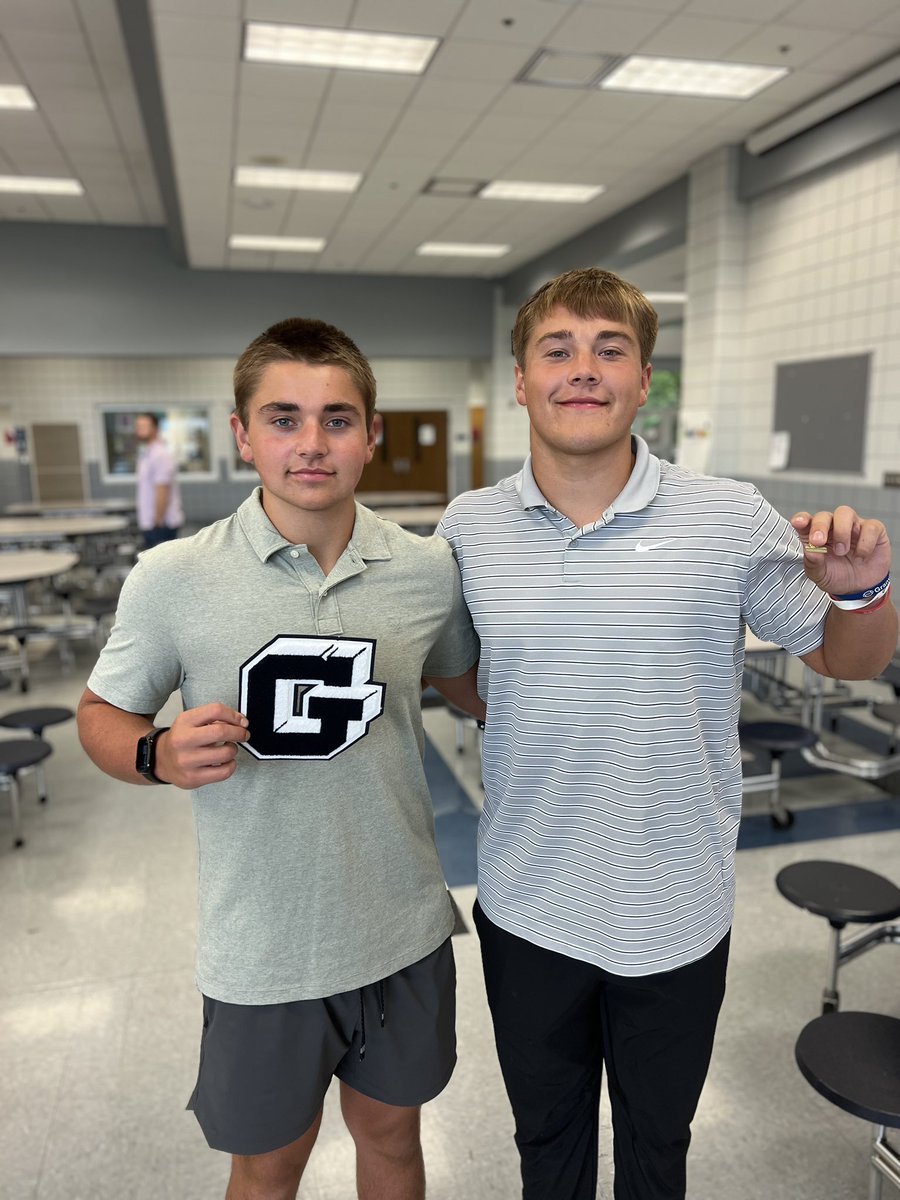 kirbyfootball's tweet photo. Had a great tennis season! My brother and I played doubles together and received our varsity letters in our first year playing on the team! Thanks Coach Corder for encouraging us to play. @_ConnorKirby_ @Granville_FB https://t.co/YaXHZIxHuc