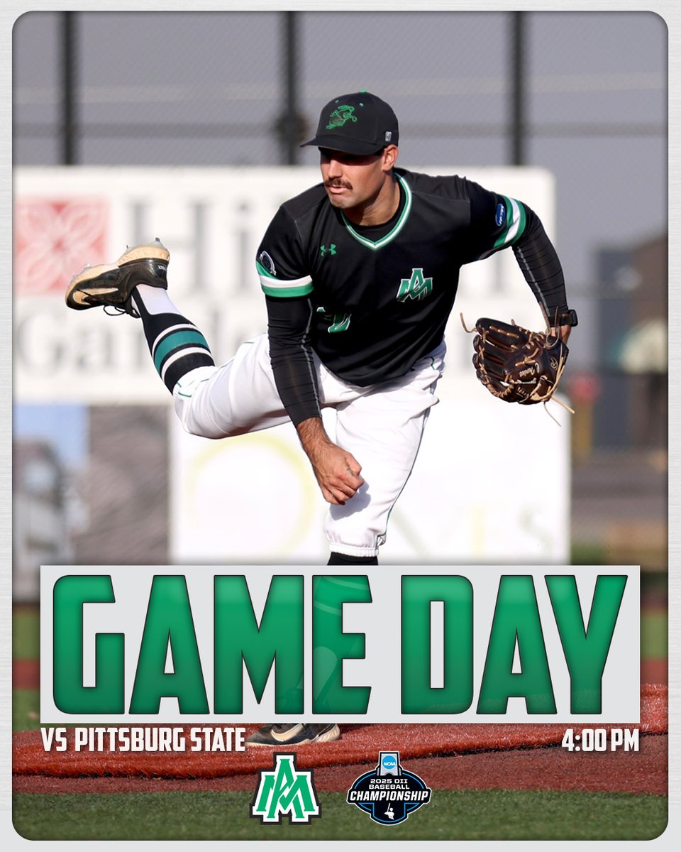 Game two this afternoon ✌️

🆚: #15 Pittsburg State
⌚️: 4:00 PM
🏟:  ISG Field
📍: Mankato, MN
📻: 93.7 KHBM
📺: nsicnetwork.com/?B=2429978
📊: uamsports.com/coverage

#WeevilNation
