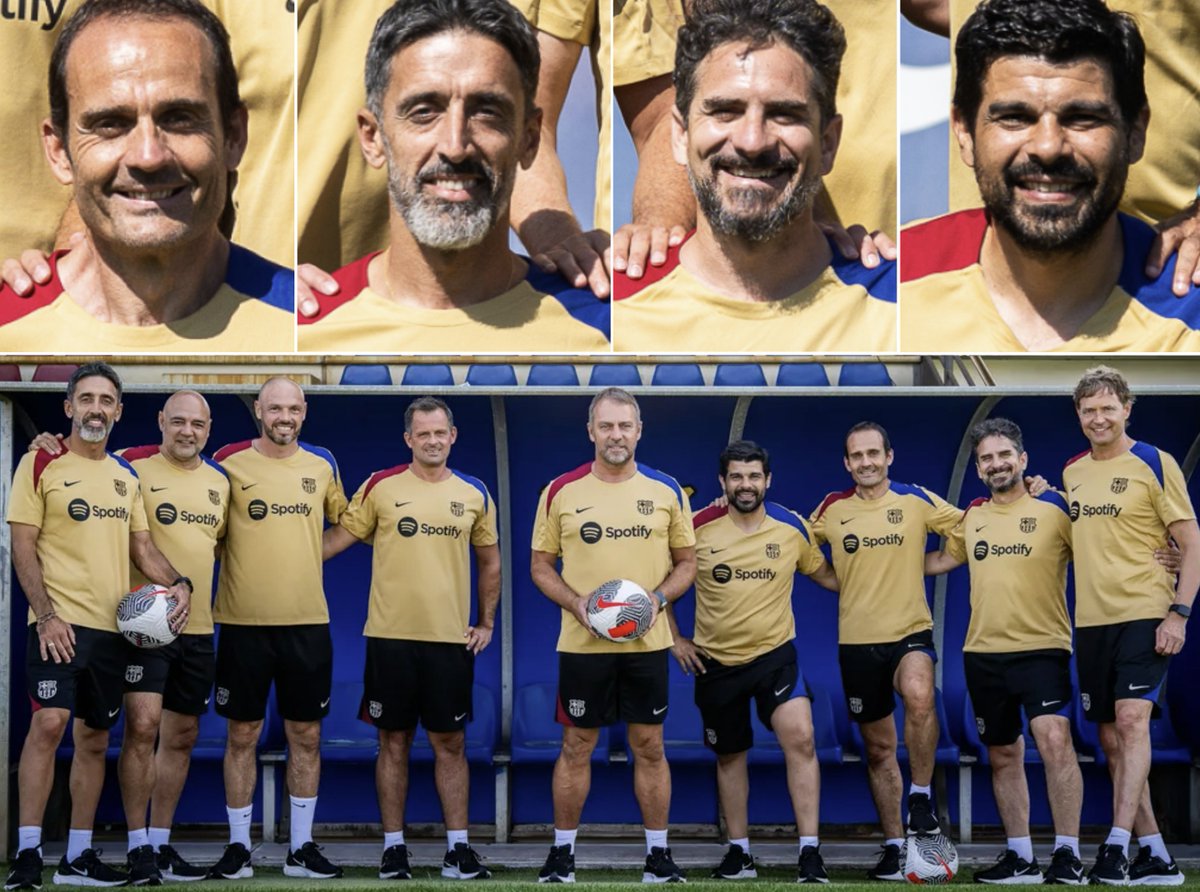 Molt ràpid ens hem oblidat de què el Barça, en una decisió prèvia a la contractació de Hansi Flick, va assemblar un nou equip de preparadors físics que ha donat resultats espectaculars.

Els va anar a buscar específicament, cadascun a un lloc diferent. Enorme mèrit del club. 🔻
