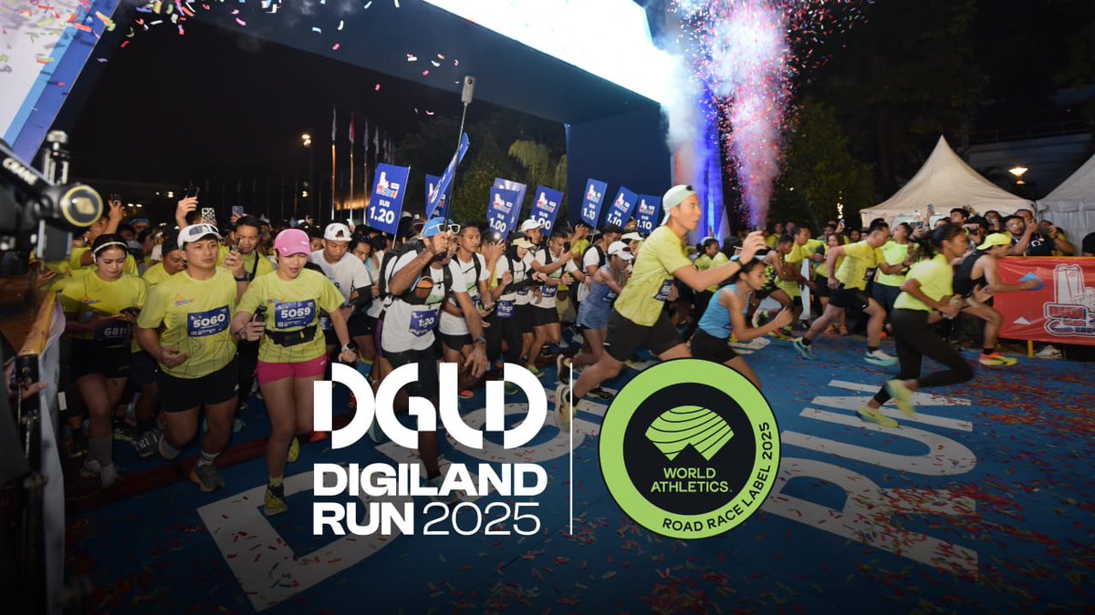 Monovalen_'s tweet photo. Buat teman-teman yang suka kegiatan lari, ada kabar gembira! Digiland Run yang diadakan oleh Telkom Solution kembali hadir tahun ini! #DigilandRun2025 #Digiland @TelkomSolution https://t.co/ZHpUHucCEW