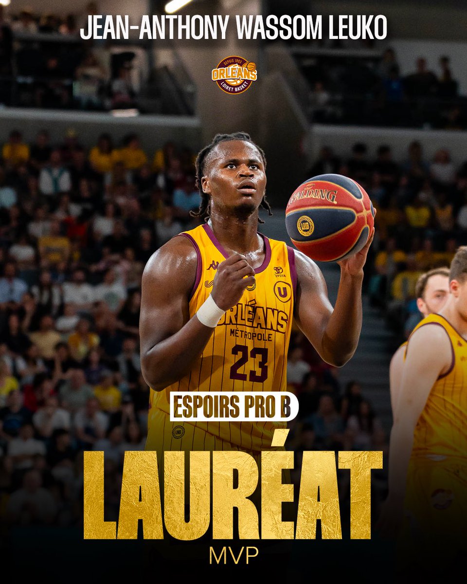 ELITE2_officiel's tweet photo. Jean-Anthony Wassom Leuko MVP de la saison 2024-2025 👑🔥

Un nom à retenir 💎

#EspoirsProB https://t.co/DN4ybXSY8b
