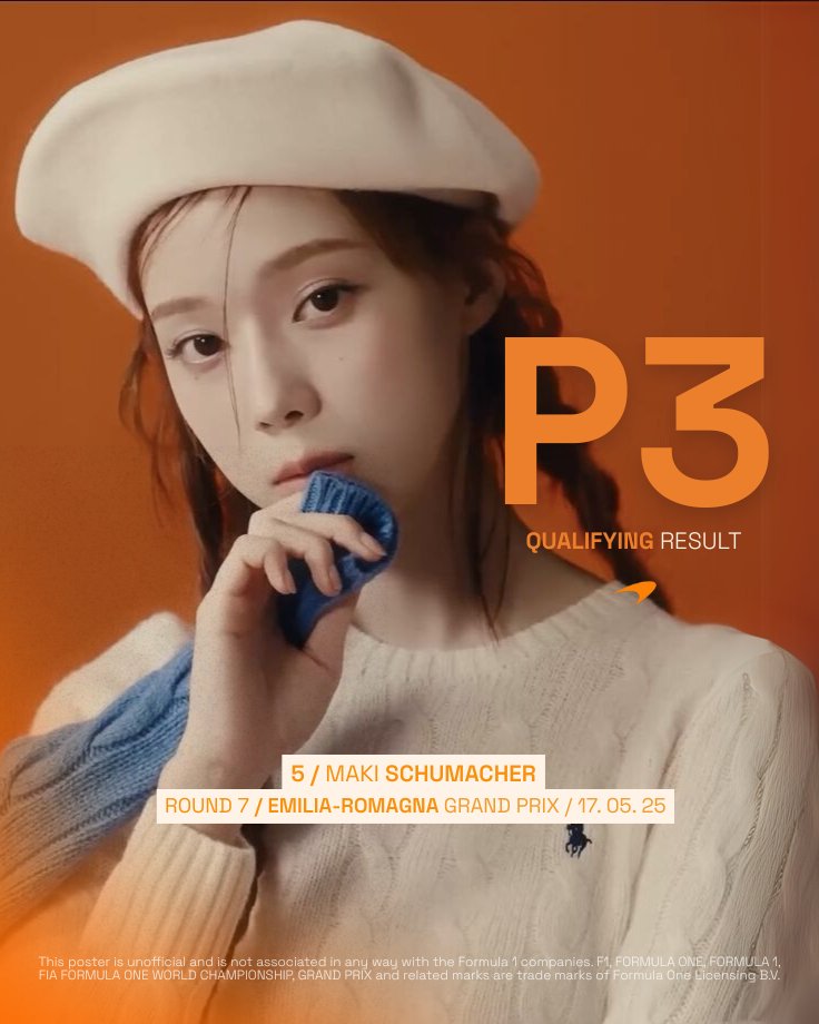 ⠀

BACK ON TRACK! 🧡

P3 is in the bag for McLaren! An amazing second row spot for our Maki's performance today. Watch out for her as she takes part for the team tomorrow afternoon!

#MS5  //  @nearvvn

⠀