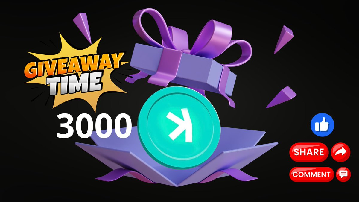 Last Reminder!!💞:
To celebrate the Success of 10BPS, I'm doing giveaway of 3000 $KAS.
✨To participate,
👉Like the post, Follow me, Comment and Repost!
🎉May 26th i will reveal the winner of 3000 #Kaspa!