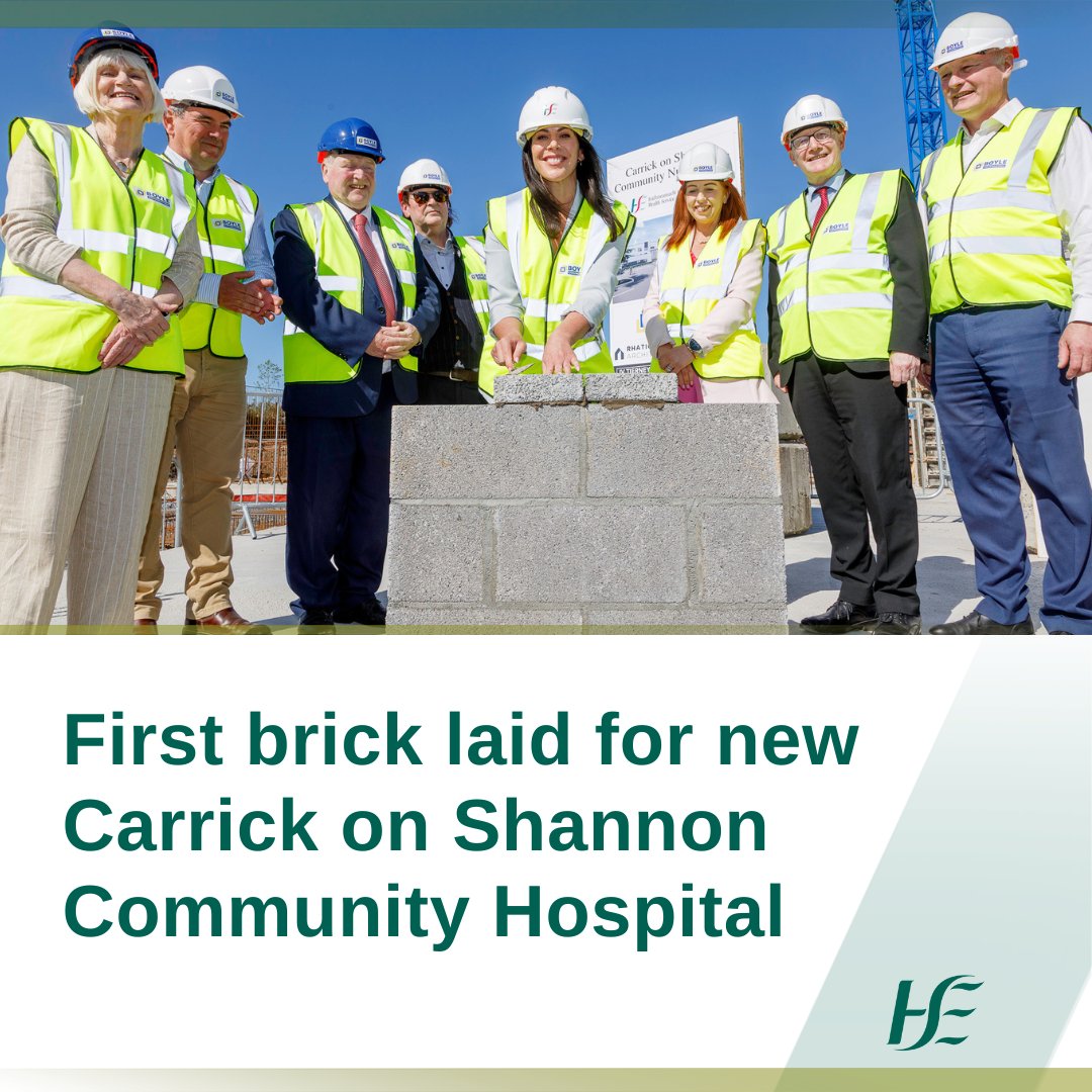 HSE Ireland (@hselive) on Twitter photo Minister for Health <a href="/CarrollJennifer/">Jennifer Carroll MacNeill TD</a> recently laid the first brick of the new 90-bed Community Hospital in Carrick-on-Shannon. This represents a major investment in health and social care for older people across Co. Leitrim. The construction of the new hospital is expected to be Minister for Health <a href="/CarrollJennifer/">Jennifer Carroll MacNeill TD</a> recently laid the first brick of the new 90-bed Community Hospital in Carrick-on-Shannon. This represents a major investment in health and social care for older people across Co. Leitrim. The construction of the new hospital is expected to be