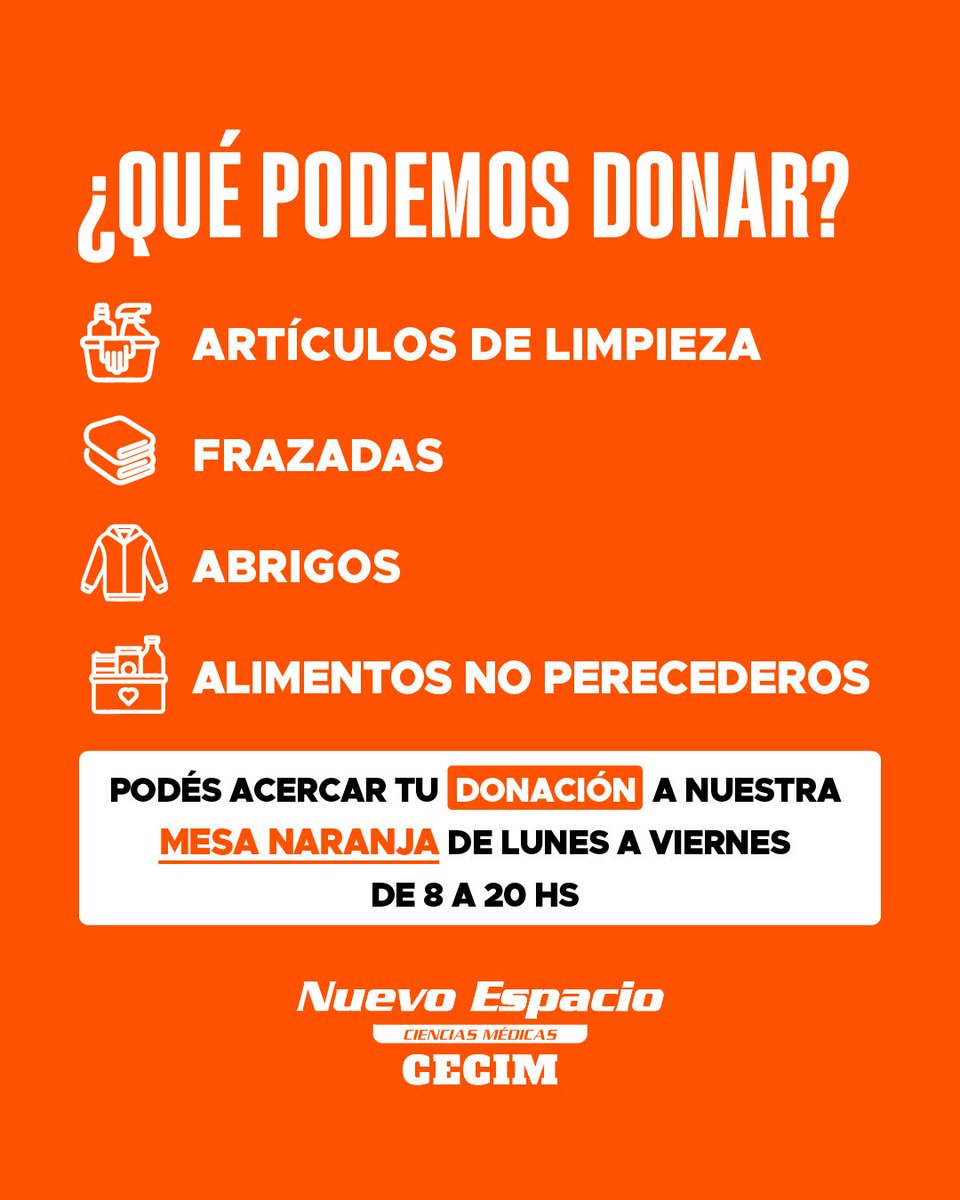 cecim_nemed's tweet photo. RECIBIDMOS DONACIONES PARA LOS AFECTADOS POR LAS INUNDACIONES
BRINDEMOS NUESTRA AYUDA 🤜🤛

Durante esta semana vamos a estar juntando donaciones para ayudar a los afectados por las inundaciones que se dieron con la última tormenta. https://t.co/yqtaWDFI5n