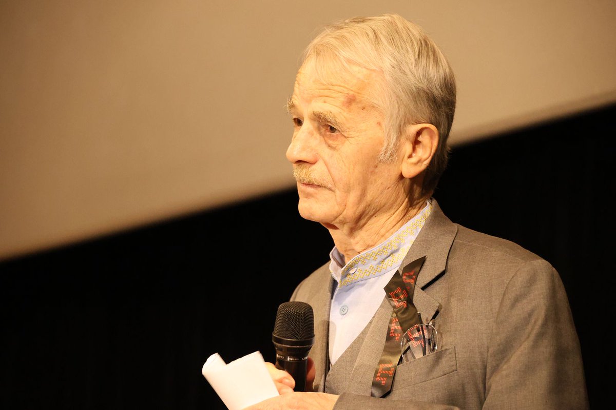 crimeaplatform's tweet photo. 📽️ A commemorative event marking the 81st anniversary of the deportation of the Crimean Tatar people was held at the Zhovten cinema, featuring a screening of the film 1944. The event was initiated by the Mejlis of the Crimean Tatar People.

🎙️ Opening remarks were delivered by Crimean Tatar leader Mustafa Dzhemilev, First Deputy Chairman of the Verkhovna Rada of Ukraine Oleksandr Korniienko, Chairman of the Mejlis Refat Chubarov, Head of the Information Department of the Mission Yevhen Bondarenko, and Mavile Khalil, screenwriter of the film and manager at the Crimean Studies Center of NaUKMA. The event was attended by representatives of the diplomatic corps, the Crimean Tatar community, civil society, and military personnel.

🎞️ As part of the event, attendees viewed the documentary film 1944, produced by FRESH Production. The film presents testimonies from those who survived the deportation of the Crimean Tatar people. The witnesses recount how their families were awakened by sudden knocks on the door, how they were loaded into cattle cars and taken from their native Crimea, and how the first years in exile began — years marked by hunger, disease, and mass mortality. These harsh conditions led to the deaths of nearly half of the deported population — 46% of the Crimean Tatar people.

🖼️ The event also featured the information exhibition QIRIM IÇÜN / For Crimea, showcasing works by Ukrainian artist Anton Logov. The exhibition is dedicated to the Day of Remembrance of the Victims of the Genocide of the Crimean Tatar People and aims to foster reflection on Crimea’s historical connection to Ukraine — from the era of the Crimean Khanate, which established a tradition of statehood, to the tragedies and resistance of the 20th and 21st centuries. Special attention was given to illustrating the continuity of Russia’s repressive policies: from the first annexation of the peninsula in 1783, to the 1944 genocide, and the ongoing occupation that began in 2014.

📌 The event was organized by the Mejlis of the Crimean Tatar People, the @QTMMinfo, the state enterprise Crimean House, and the Crimean Studies Center at NaUKMA. Partners of the event included the Crimean Tatar cuisine restaurant Musafir, the united initiative Crimean Front, and the Zhovten cinema.