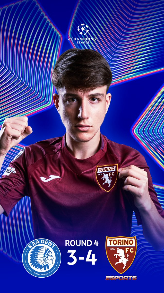 #eChampionsLeague Round 4 - Gent vs Torino 3-4 ✅️

____
#SFT #TorinoEsports #Torino #FC25 #EAFC #EASportsFC #EAFC25 #FCPro