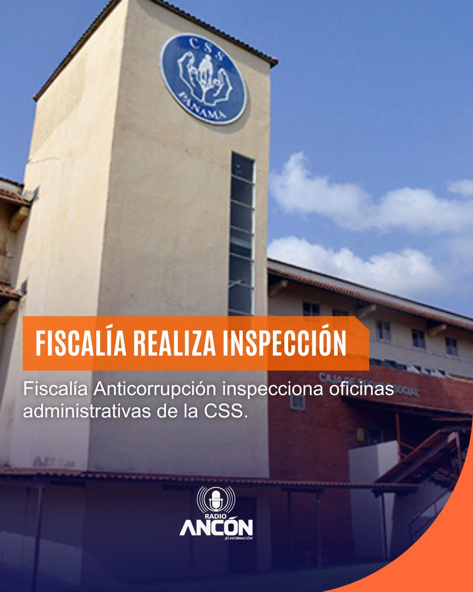radioanconpa's tweet image. La Fiscalía Anticorrupción inspeccionó la CSS por denuncias de desvío de fondos y manejo irregular de cuotas. La investigación sigue en curso. #radioancon #esinformacion #css
