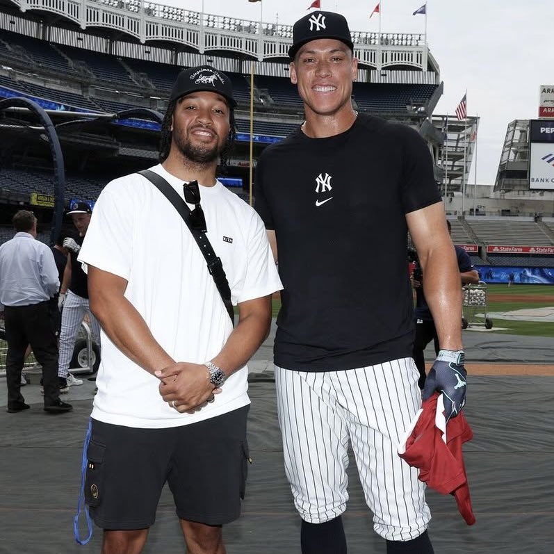 Jalen Brunson and Aaron Judge don’t know I exist but they have a bigger impact on my life than most people I know 😂