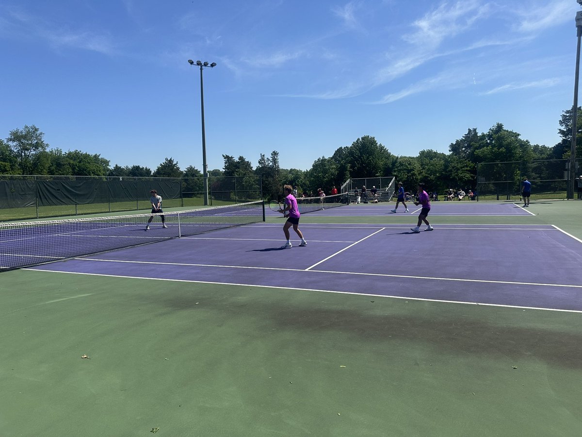 4th Region Tennis Tournament action!

Bowling Green HS doubles team consisting of Houston St. John and UB Han competing in the regional tournament at Kereiakes Park.