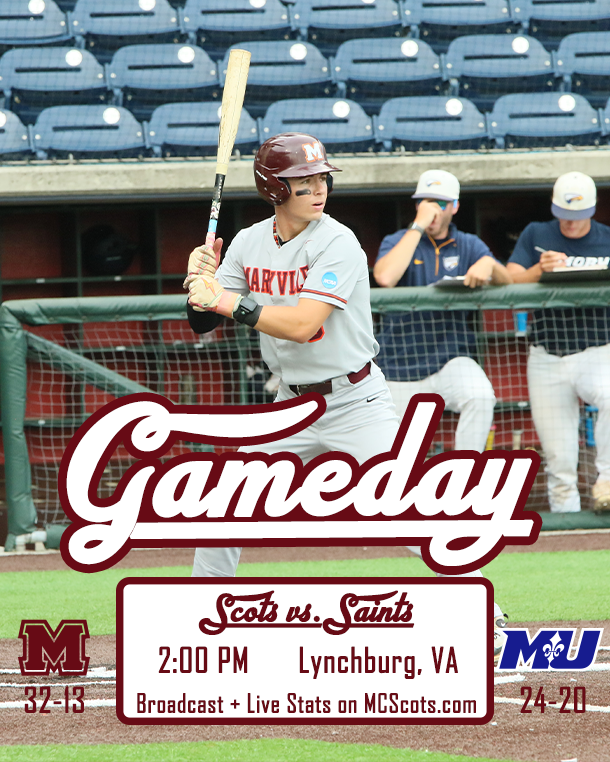 MC Scots Baseball (@mcbaseballscots) on Twitter photo Go Scots By God!
๐<a href="/MarymountBASE/">Marymount Baseball</a>
โฐ2:00 PM
๐Lynchburg, Va.
๐๏ธJames C. Fox Field
๐tinyurl.com/4befhnja
๐บtinyurl.com/mw3bdxtz Go Scots By God!
๐<a href="/MarymountBASE/">Marymount Baseball</a>
โฐ2:00 PM
๐Lynchburg, Va.
๐๏ธJames C. Fox Field
๐tinyurl.com/4befhnja
๐บtinyurl.com/mw3bdxtz