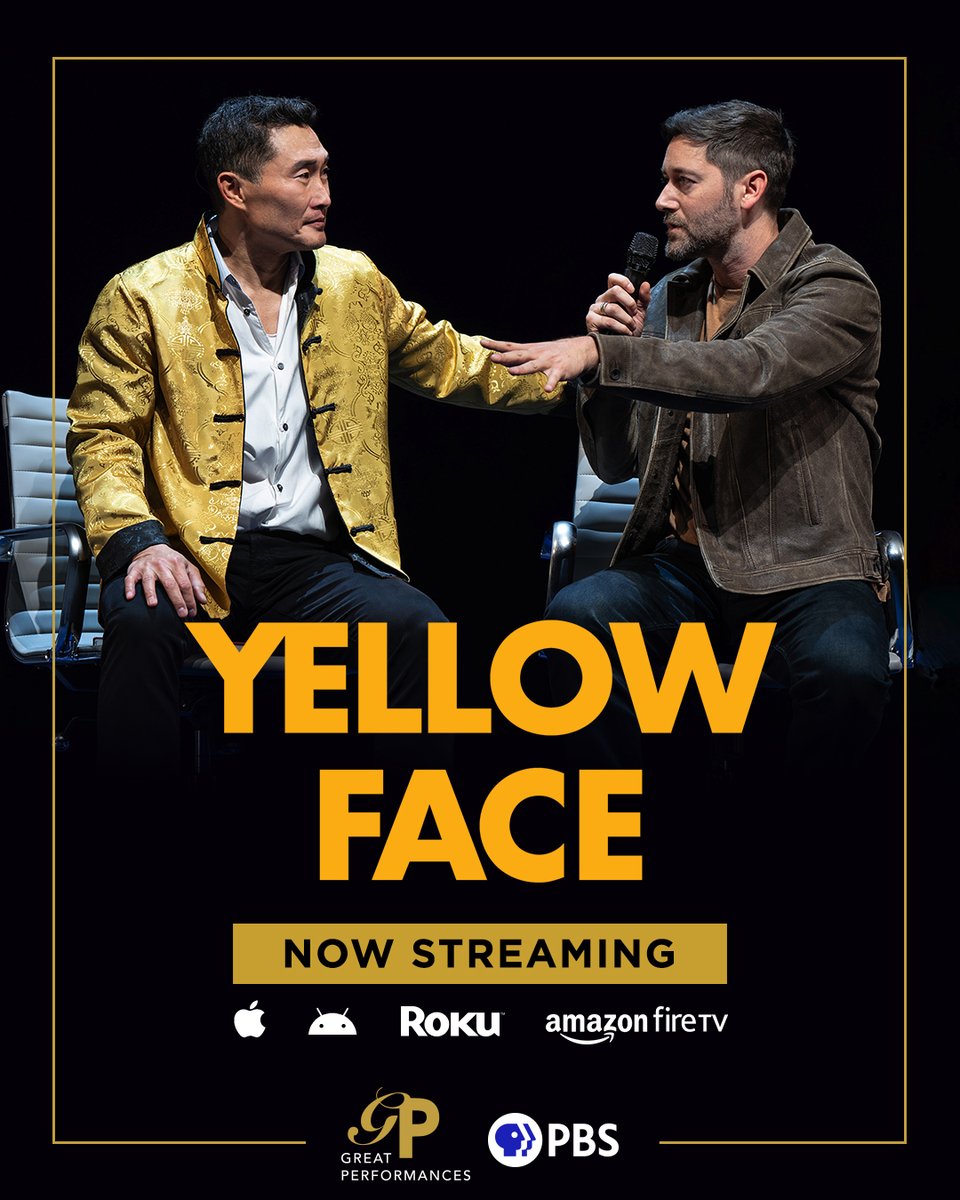 Missed last night's premiere of Yellow Face? You can stream the full show now on the PBS app. #GreatPerformancesPBS