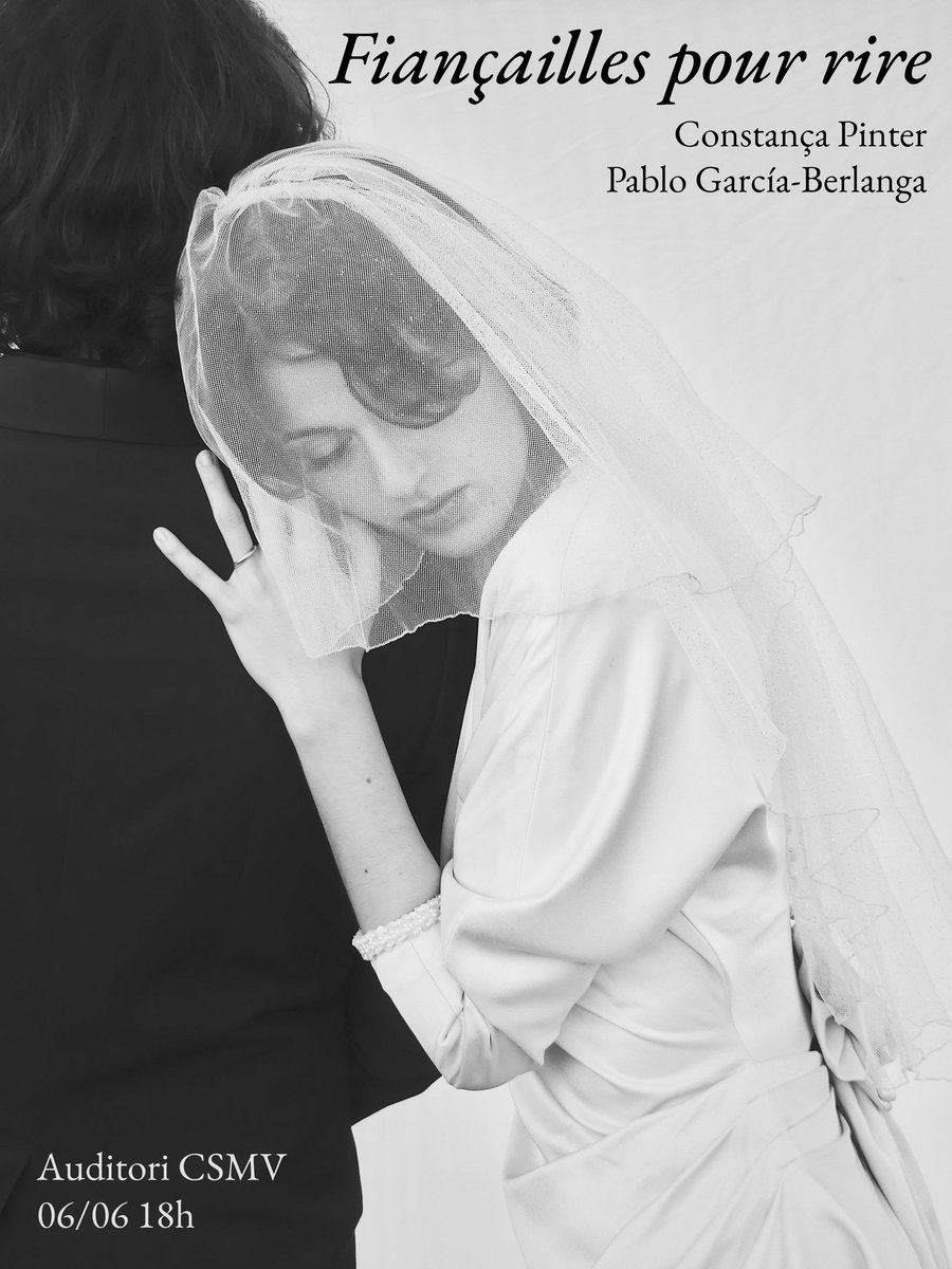 TECH_N0IR's tweet photo. Em fa molta il·lusió convidar-vos al meu recital de final de carrera «Fiançailles pour rire», un recorregut emocional en la vida d'una parella al voltant de la idealització, el dol i la regeneració. https://t.co/4Xjbz6xaau