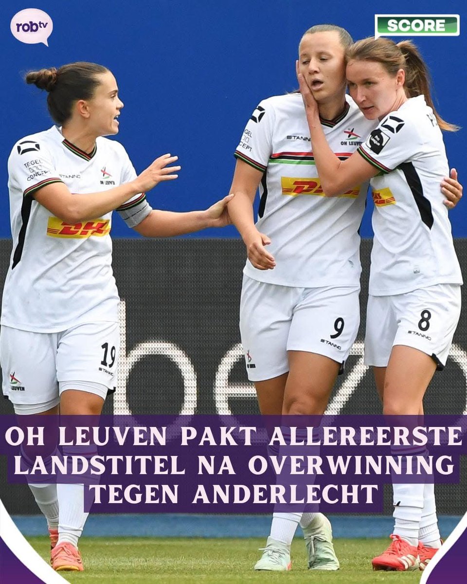 De dames van Oud-Heverlee Leuven schrijven geschiedenis en mogen zich voor het eerst landskampioen noemen! 🏆