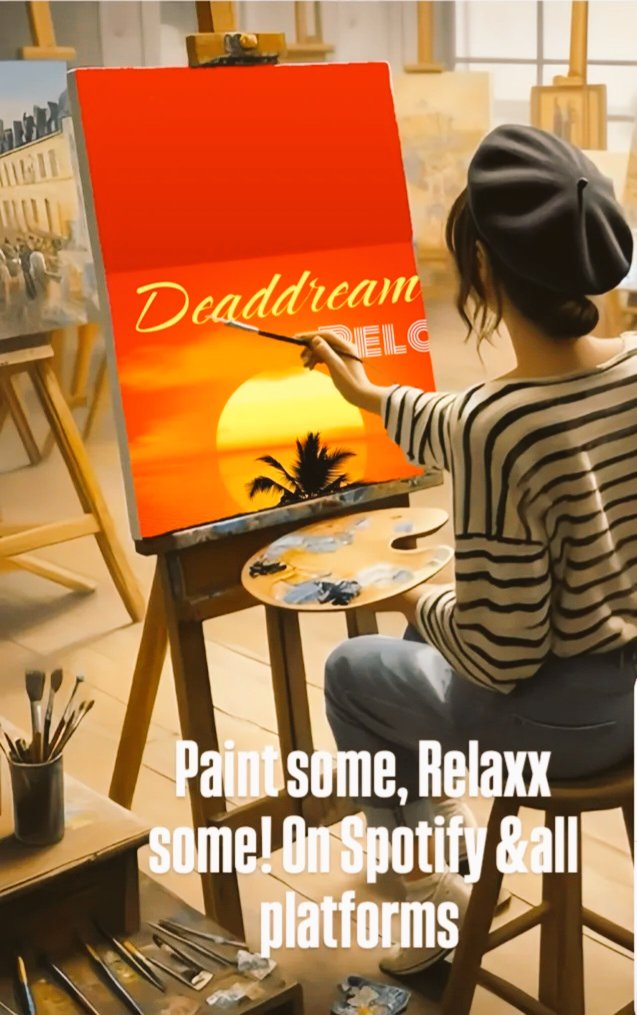 DeaddreamMusic's tweet image. 🖌 Paint is Art. Music is Art. So it's natural for these two to mend! "Relaxx" 🌕 by DEADDREAM 🎹 out NOW on Spotify &amp;amp; all platforms!!! 🚀   #paintart #musicisart #NewMusic #newsingle #jazzfunk #smoothjazz #Jazz #RNB #jazzfusion #fusion #theband #deaddream #musicartist #OutNow