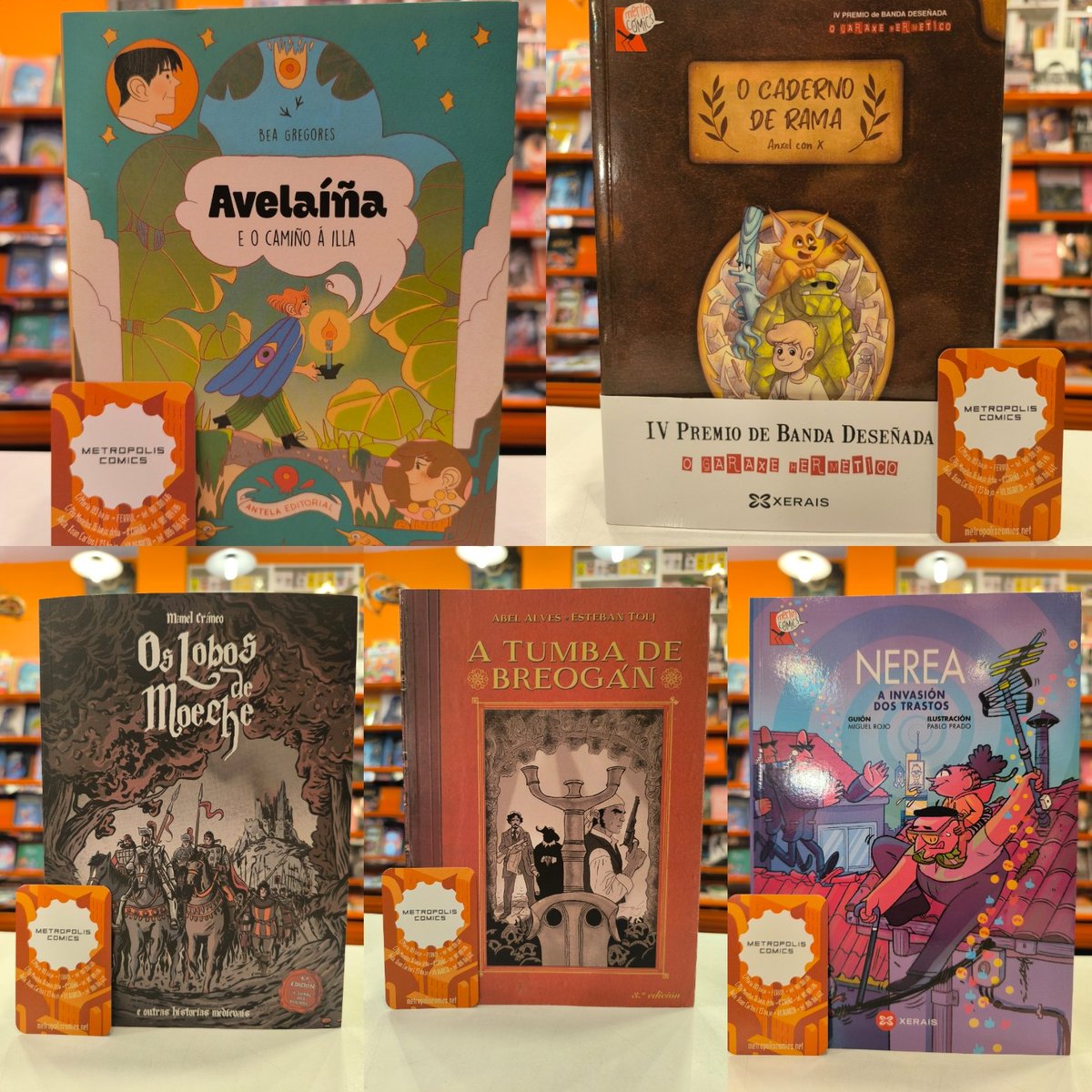 A banda deseñada galega está de bonanza!. O cómic galego é unha realidade dende fai anos e ademáis temos tamen moit@s autor@s completos, que fan todo o proceso, guión, debuxos...incluso colaboran coa editorial na edición da obra. 

Ademáis moitas editoriais apostan polo ⬇️