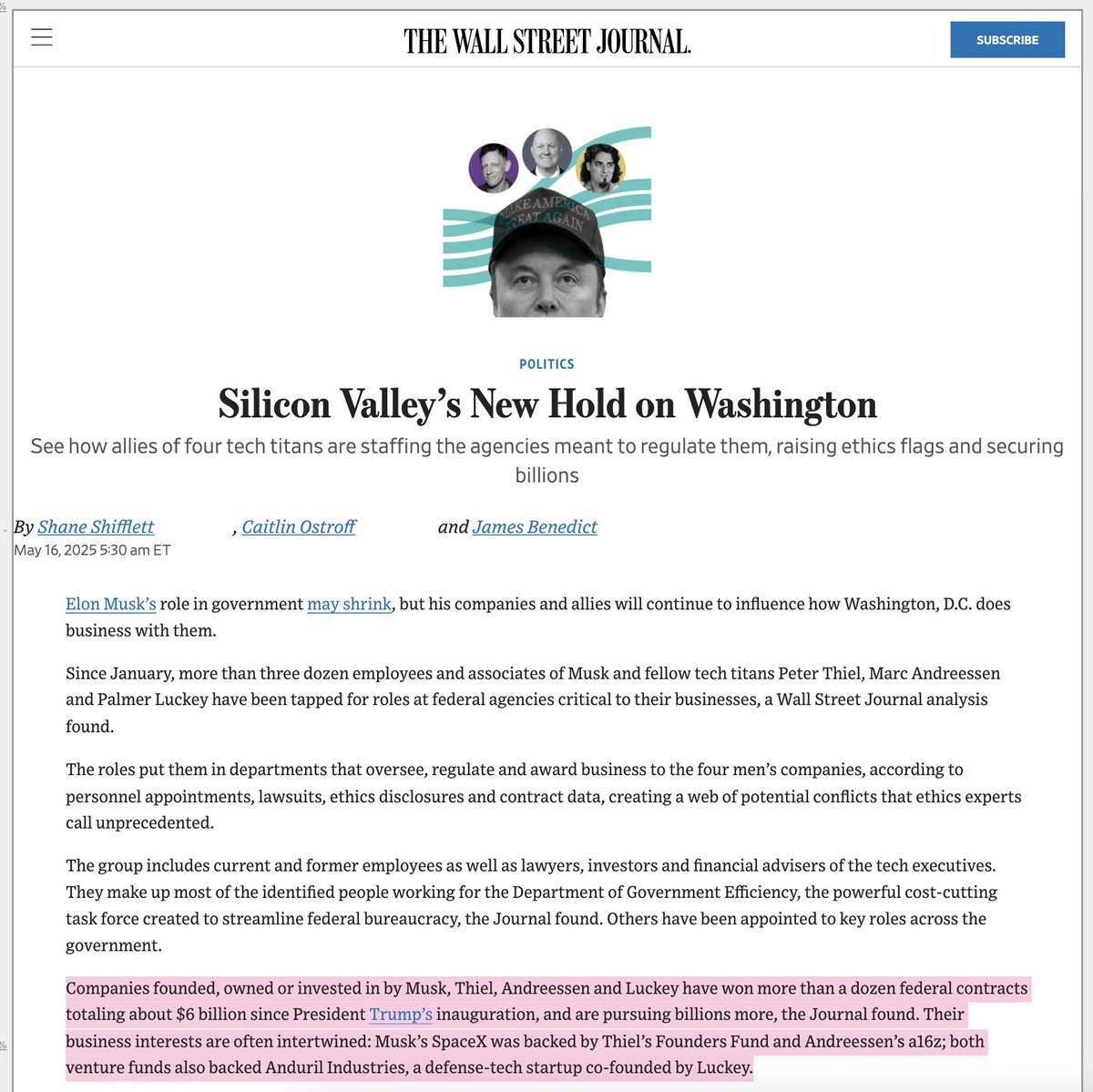 shanley's tweet photo. my blog in 2022 

and

the WSJ today 

get your news three years in advance from me 😆 https://t.co/4eDlqyzG30