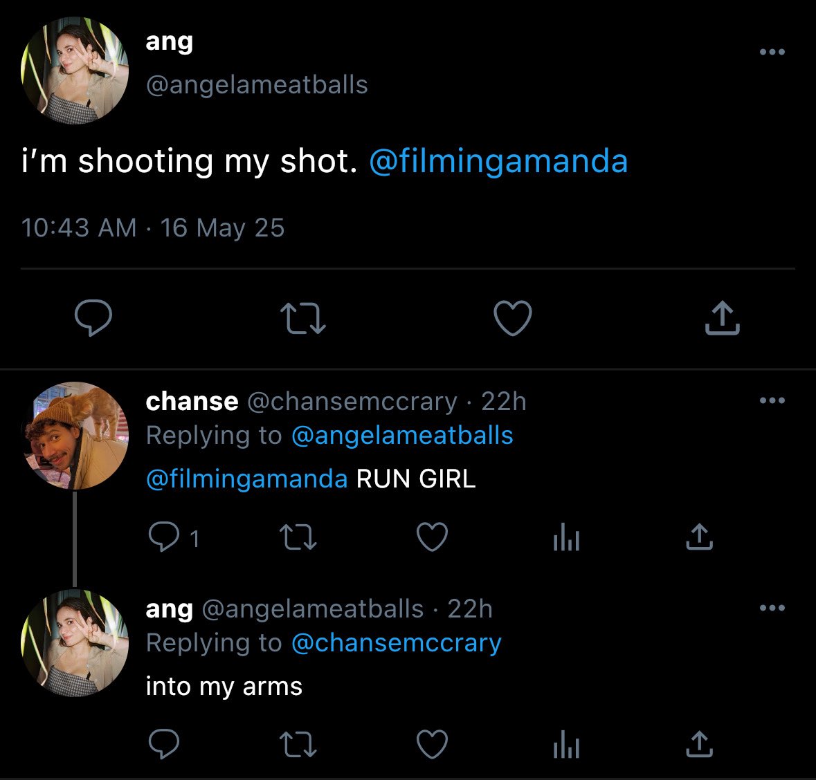 fakesmoshtwt's tweet photo. [ #amangela &amp; #chansemccrary #smau ] https://t.co/cprRsgAiNu