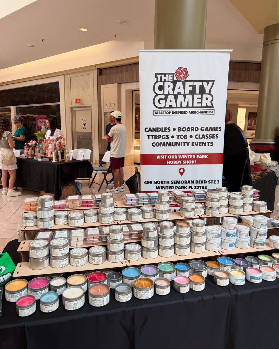 We’re set up at @altamontemall with @bossup_events 

Come shop all 36 adventure scents along with some of these other amazing vendor items!