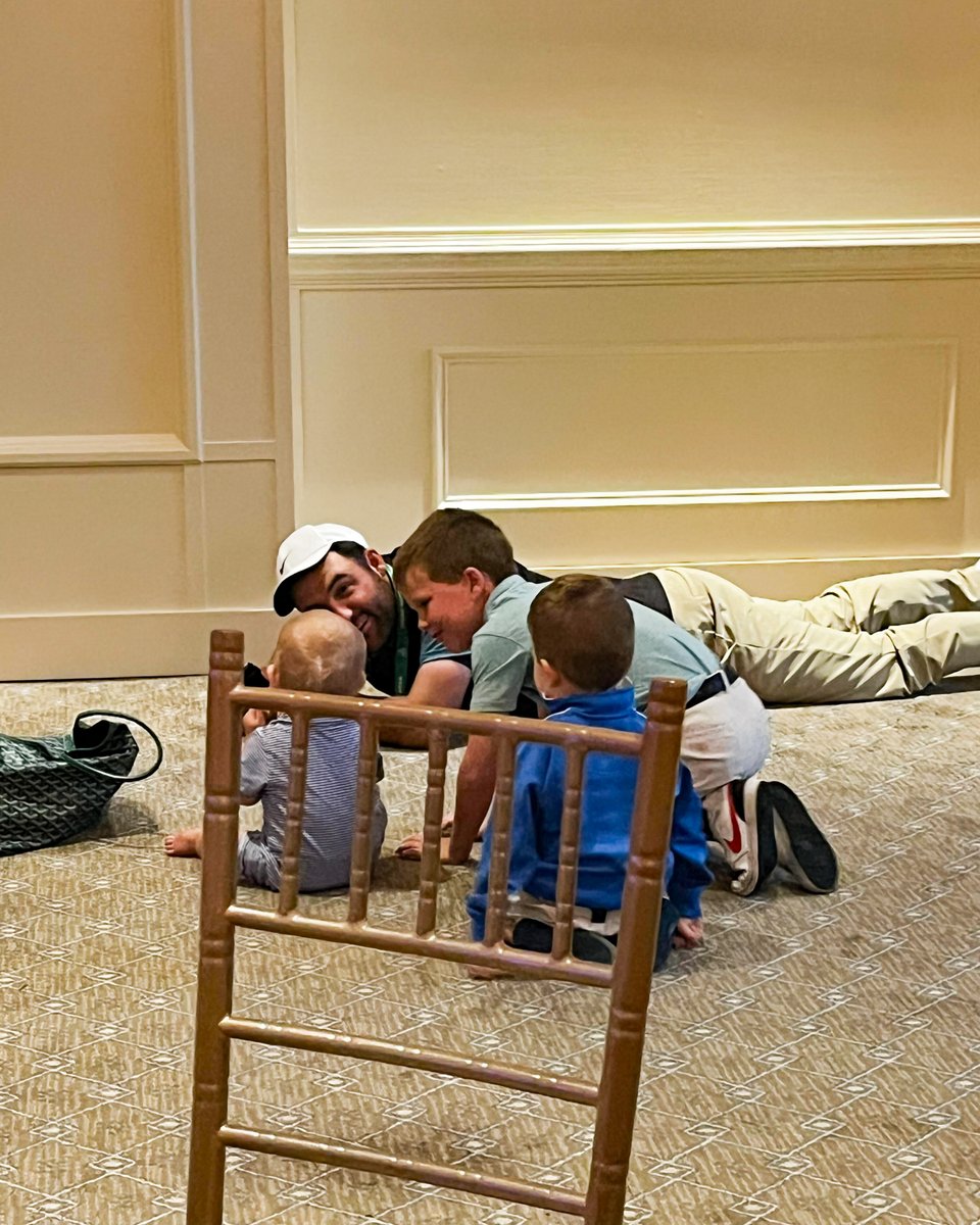 PGA of America (@pga) on Twitter photo The best week. 🥹
PGA of America Golf Professional Ryan Lenahan teed it up at the <a href="/PGAChampionship/">PGA Championship</a> for the first time – and his kids found a new friend in Scottie Scheffler. The best week. 🥹
PGA of America Golf Professional Ryan Lenahan teed it up at the <a href="/PGAChampionship/">PGA Championship</a> for the first time – and his kids found a new friend in Scottie Scheffler.