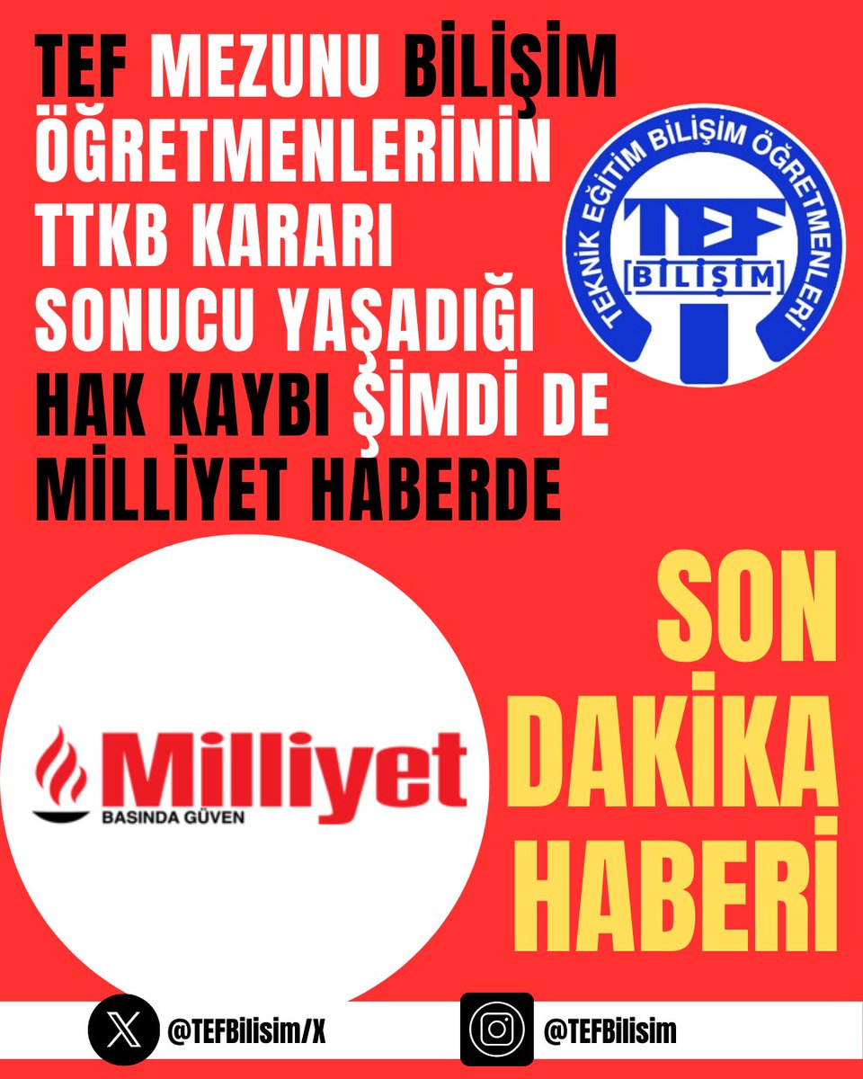 #TEFHakkiniGeriİstiyor
