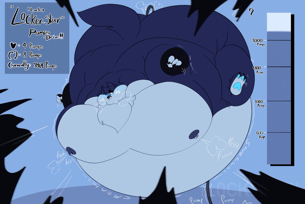 Welp time to pop off those clothes for a nice reveal huhuuuu😔🌀🌀

(I know we already passed 3000 now  but next post is going to be the final with how many more pumps he will get after this~)