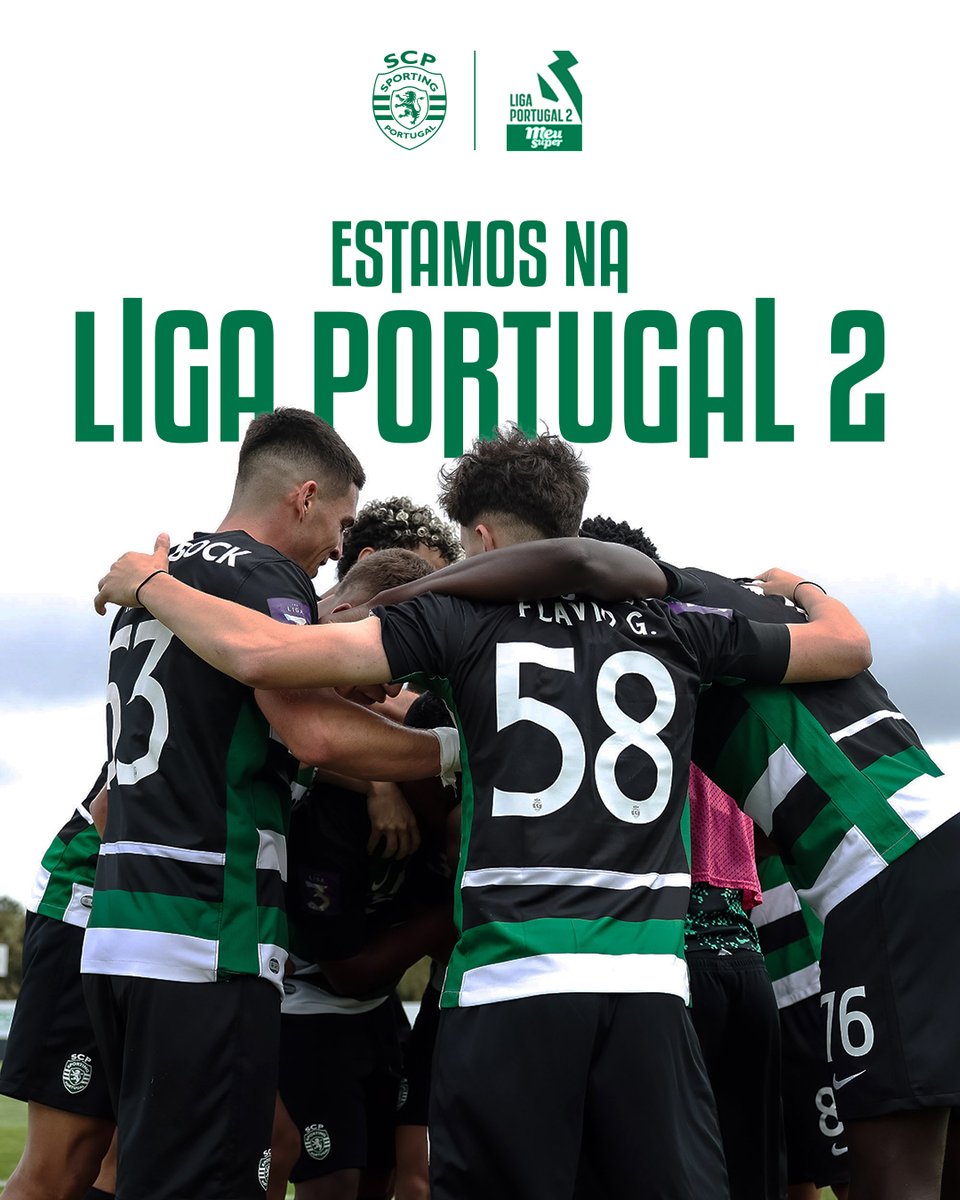 𝐄𝐒𝐓𝐀𝐌𝐎𝐒 𝐍𝐀 𝐋𝐈𝐆𝐀 𝐏𝐎𝐑𝐓𝐔𝐆𝐀𝐋 𝟐 🟢⚪

O #SportingB vence o Amarante FC por 2-0 e assegura a subida à Liga Portugal 2 👏 BRAVO, LEÕES!!! 🦁