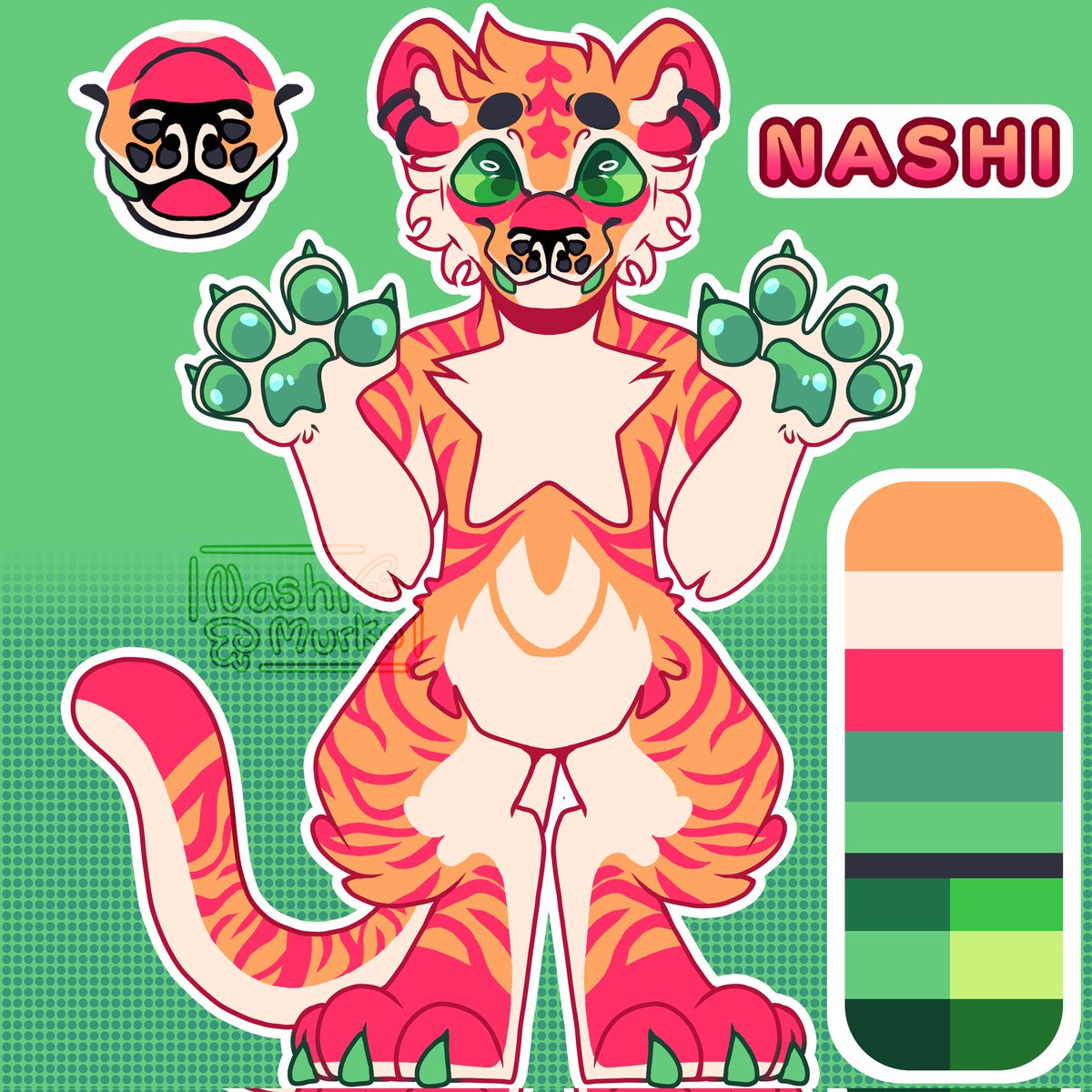 Revamped Nashi again for artfight, last time for a while. Maybe
Trying to do more furry studies for anatomy and I quite like this style for now.

✨╰┈ • ┈ ┈ ୨୧ ┈┈ • ┈╯✨

#furry #fursona #furryfandom #furryart #furryartist #fursonaart  #furryreference #furryrefsheet