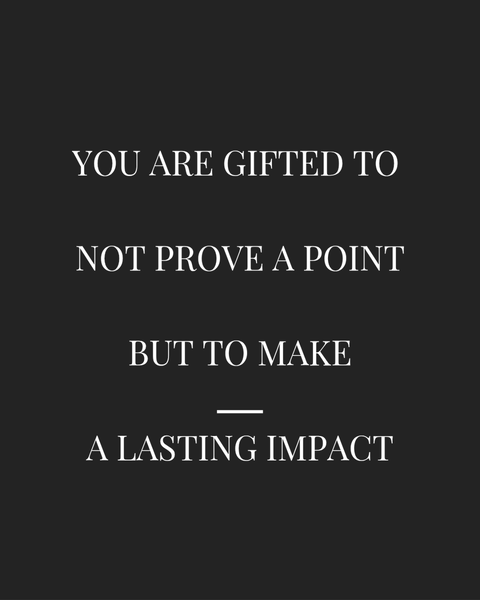 #WisdomWord! You Are Gifted To Impact Your Family, The Community and The World!
