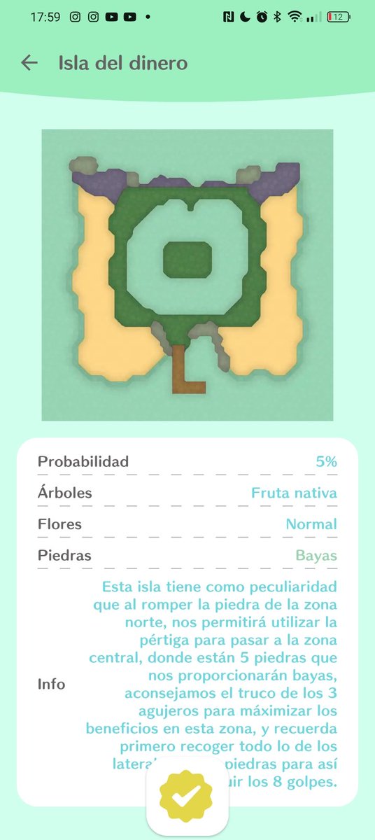 CheerryX5's tweet photo. Estaba haciendo caza de aldeanos en el ac, compré 3 tickets y me salieron 3 islas misteriosas :)

Creo que es un mensaje del destino diciendo que no busque aldeanos y que lo deje a la suerte😔 https://t.co/zHTBp6sN2o