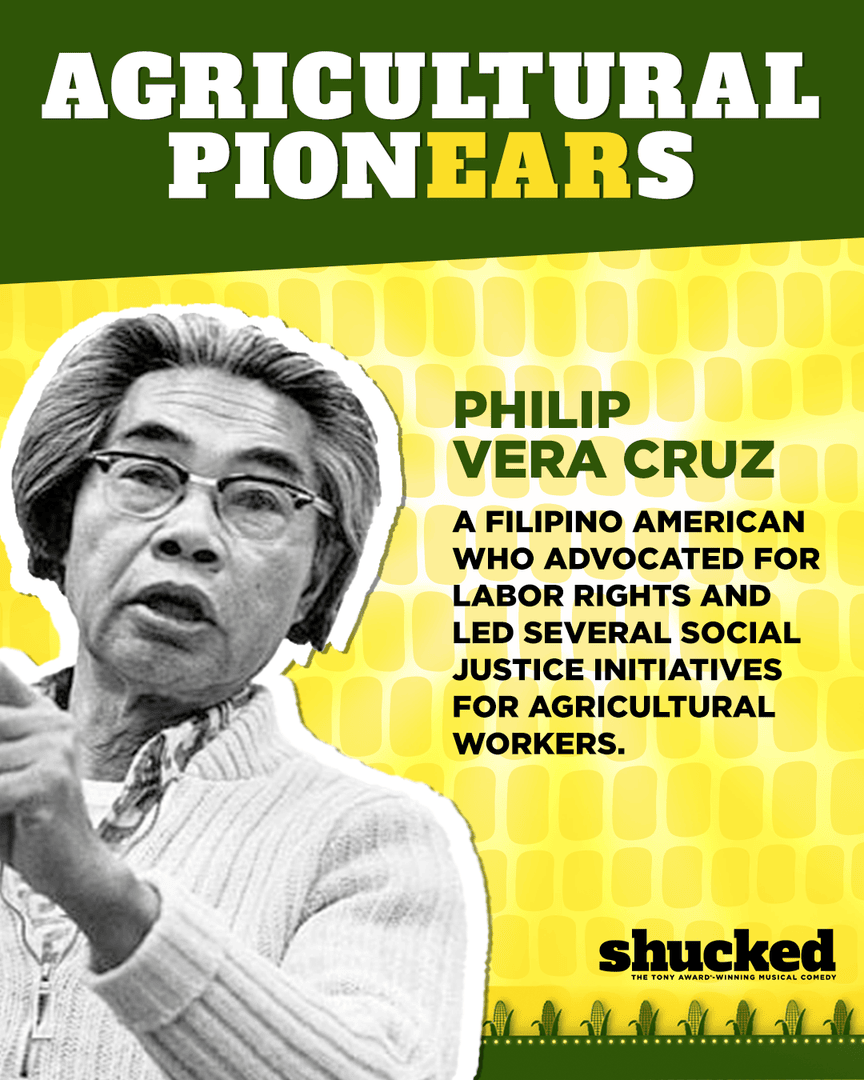 Shucked_Musical's tweet image. Join all the folks in Cob County as we give a big whoop and a holler for #AgriculturalPionEAR Philip Vera Cruz! #AAPIHeritageMonth