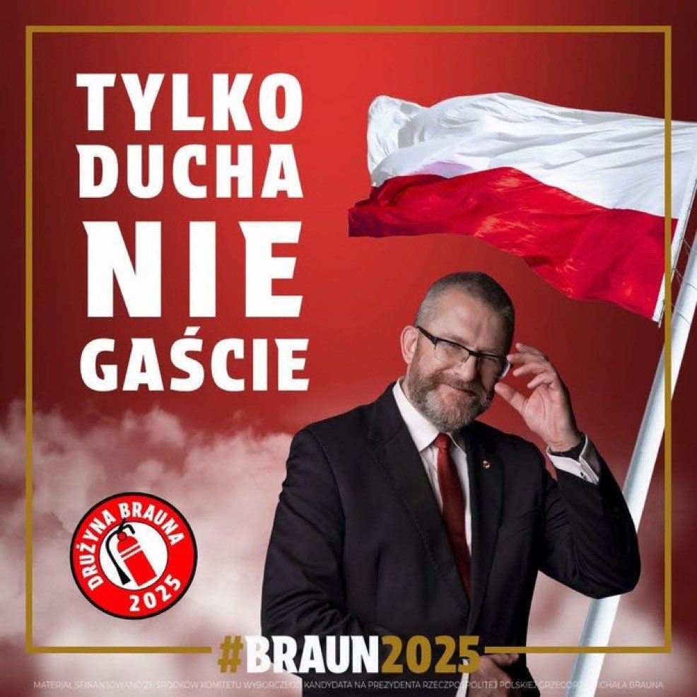 lucas_michalek's tweet photo. Jutro głosujemy na Pana Grzegorza Brauna https://t.co/GRyUoAzjE5