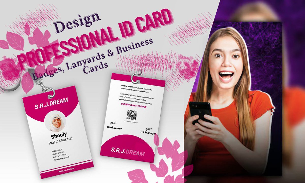 HeySheuly's tweet photo. Just finished a clean &amp; bold ID Card design 💼✨
Perfect for businesses, teams, or events!
Need one? Let’s work together!
🔗 https://t.co/0jeW3pBp5S
— Sheuly

#IDCardDesign #GraphicDesign #FreelanceLife #BadgeDesign #CleanDesign #BusinessBranding #SheulyDesign https://t.co/MJbnmKlPJq