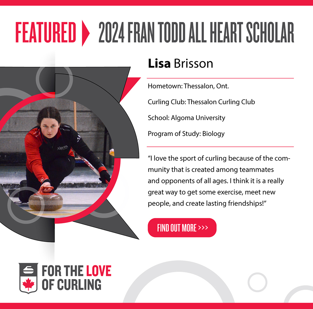 CurlingCanada's tweet photo. 🏅 Meet two inspiring young curlers! 🥌

🎓 Lisa Brisson — 2024 Fran Todd All Heart Scholar
🎓 @MattDuizer — 2024 For the Love of Curling Scholar

Both are making their mark on the ice and in their communities. The future of curling is in good hands! 🙌❤️ https://t.co/9NY25eqV7e