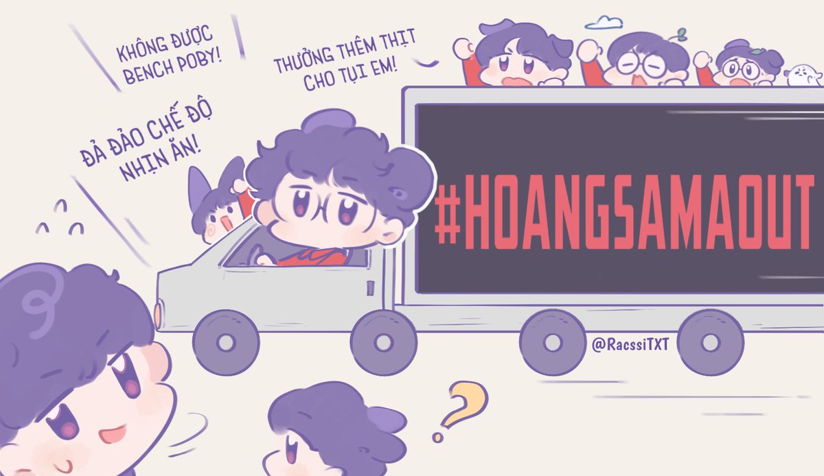 Xe tải gửi thầy Hoàng từ đợt bench Poby mà giờ mới đến lượt 🥲