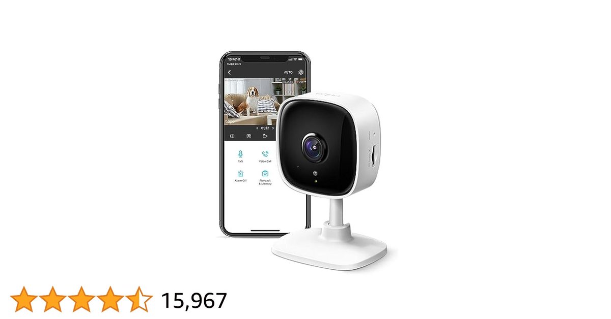 AmazonFindsAA's tweet photo. TP-Link Tapo 1080P Indoor Security Camera for Baby Monitor, Dog Camera w/Motion Detection, 2-Way Audio Siren, Night Vision https://t.co/Tz5ILyR7dP #Amazon #affiliate #viral #tapo #trending #funny #product #bestseller #indoor #camera #security #hd #babymonitor #alexa #dogcamera https://t.co/Kms4up0MLL