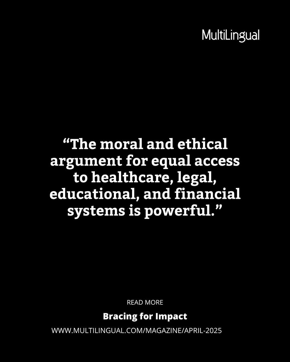 #Trump's 2025 executive order makes English the official U.S. language, leaving the future of federal language access unclear. This move has sparked widespread uncertainty across public services, government, and the language industry.
Read April Issue: buff.ly/vMjEBd1
