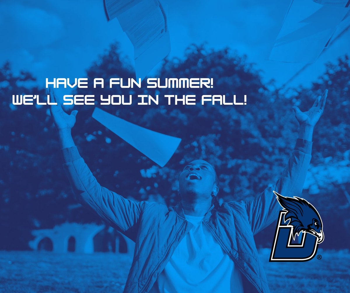 Finals are all said and done!

We wish all of our Blue Hawks a safe and fun summer, and we can't wait to see all of you back on campus in the fall! Don't forget to go outside and touch the grass between games! #hawksareup