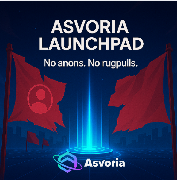 Asvoria_web3's tweet photo. We don’t do anonymous teams.
We don’t do rugpulls.
We launch KYC-verified, utility-based projects — the right way.
#NoAnons #NoRugpulls #Asvoria #CryptoLaunchpad https://t.co/yc3rI2EgWZ