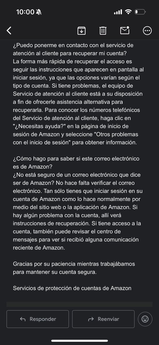 wendii127's tweet photo. @amazonmex ¿me pueden ayudar a comprobar si este correo es FALSO? https://t.co/XA6aWQf2Al