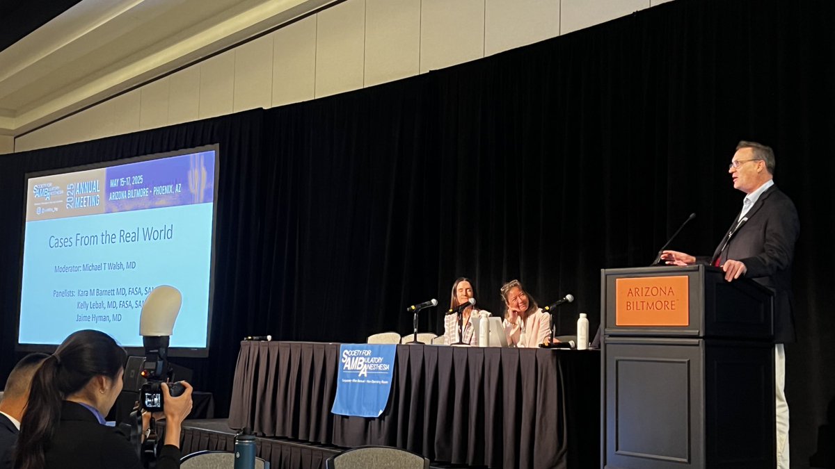 sher_pai's tweet photo. Happening now at the 2025 SAMBA Annual Meeting: Case from the Real World with Dr. Michael Walsh
@sambahq #SAMBA25 @MayoAnesthesia https://t.co/ziUXGfU5Tt
