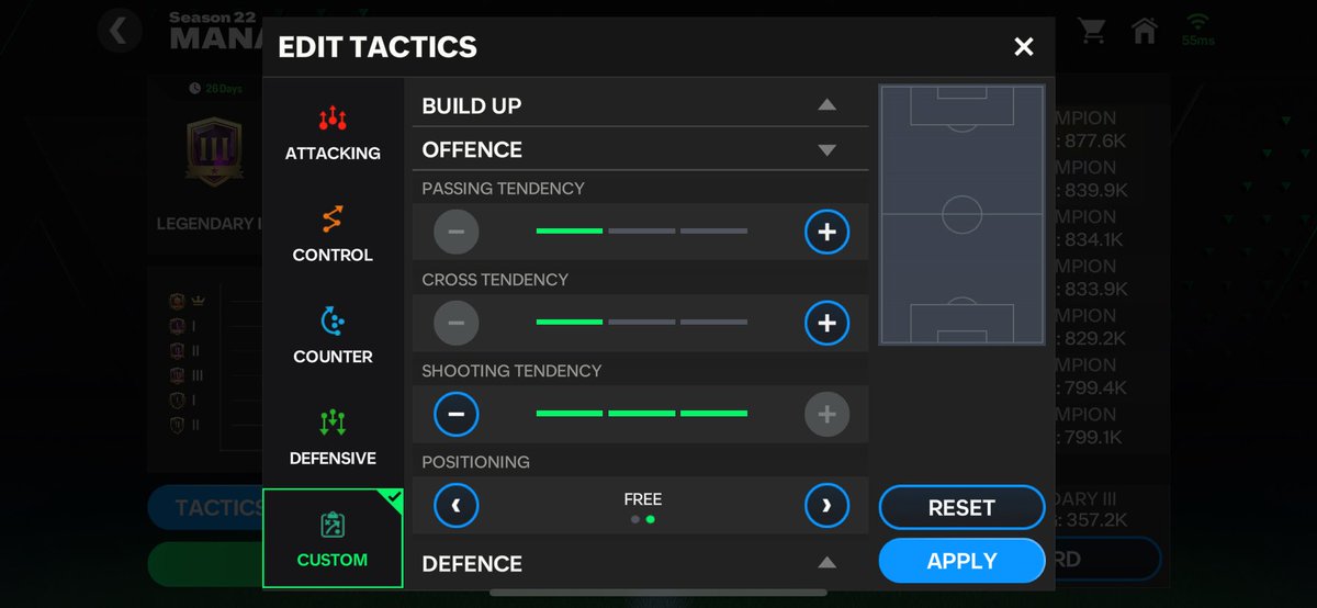 FCMMIZ's tweet photo. My Manager Tactis for my team 

4-3-3 Attack 🫠 https://t.co/TUwsDwam88